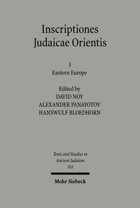 Produktbild: Inscriptiones Judaicae Orientis / Inscriptiones Judaicae Orientis