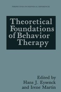 Produktbild: Theoretical Foundations of Behavior Therapy