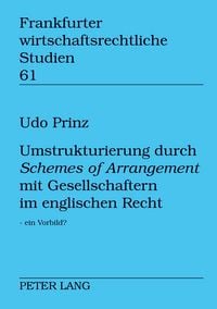 Produktbild: Umstrukturierung durch 'Schemes of Arrangement' mit Gesellschaftern im englischen Recht