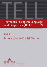 Produktbild: Introduction to English Syntax / Textbooks in English Language and Linguistics Band 3