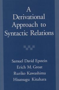 Produktbild: A Derivational Approach to Syntactic Relations