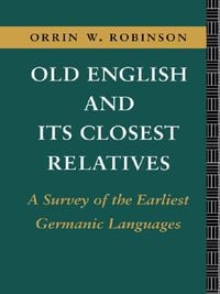 Produktbild: Old English and its Closest Relatives