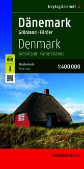 Produktbild: Freytag & berndt Stra&szlig;enkarte D&auml;nemark, Gr&ouml;nland - F&auml;r&ouml;er 1:400.000