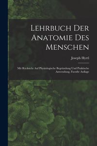 Produktbild: Lehrbuch der Anatomie des Menschen