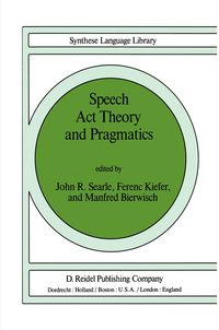 Produktbild: Speech Act Theory and Pragmatics