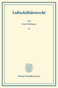 Produktbild: Luftschiffahrtrecht.