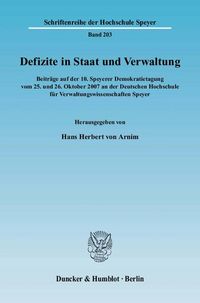 Produktbild: Defizite in Staat und Verwaltung.