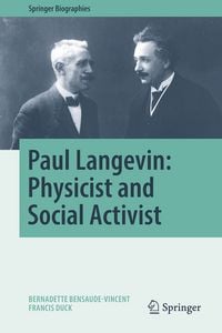 Produktbild: Paul Langevin: Physicist and Social Activist