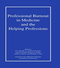 Produktbild: Professional Burnout in Medicine and the Helping Professions