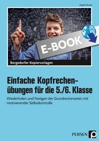 Produktbild: Einfache Kopfrechen&uuml;bungen f&uuml;r die 5./6. Klasse