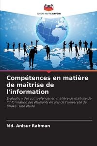 Produktbild: Comp&eacute;tences en mati&egrave;re de ma&icirc;trise de l'information
