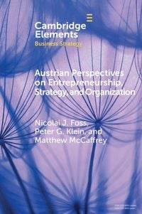 Produktbild: Austrian Perspectives on Entrepreneurship, Strategy, and Organization
