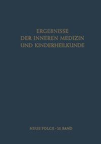 Produktbild: Ergebnisse der Inneren Medizin und Kinderheilkunde