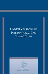 Produktbild: Finnish Yearbook of International Law, Volume 14 (2003)