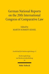 Produktbild: German National Reports on the 20th International Congress of Comparative Law