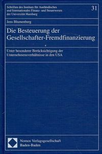 Produktbild: Die Besteuerung der Gesellschafter-Fremdfinanzierung