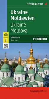 Produktbild: freytag & berndt Stra&szlig;enkarte Ukraine - Moldawien 1:1 Mio.