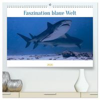Produktbild: Faszination blaue Welt (hochwertiger Premium Wandkalender 2026 DIN A2 quer), Kunstdruck in Hochglanz
