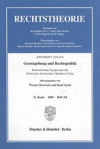 Produktbild: Gesetzgebung und Rechtspolitik