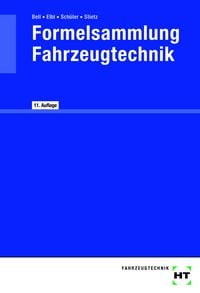 Produktbild: Formelsammlung Fahrzeugtechnik