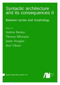 Produktbild: Syntactic architecture and its consequences II