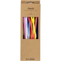 Produktbild: Creativ Company Chenilledraht, L 30 cm, Dicke 6 mm, sortiert Farben, 25 Stk sortiert