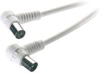 Produktbild: Vivanco Antennen Anschlusskabel [1x Antennenstecker 75 Ω - 1x Antennenbuchse 75 Ω] 3.00 m 90 dB Weiß