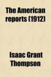 Produktbild: The American Reports (1912)