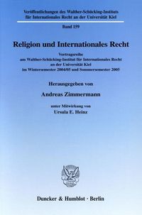 Produktbild: Religion und Internationales Recht.