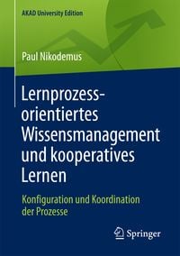 Produktbild: Lernprozessorientiertes Wissensmanagement und kooperatives Lernen
