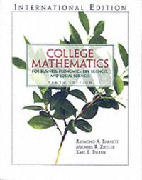 Produktbild: Barnett, R: College Mathematics