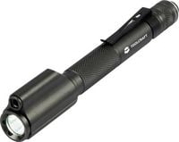 Produktbild: TOOLCRAFT Penlight mit roter Laserpointer mit G&uuml;rtelclip batteriebetrieben 150 lm 1.16 h 57 g