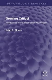 Produktbild: Morss, J: Growing Critical