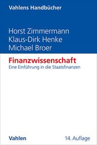 Produktbild: Finanzwissenschaft