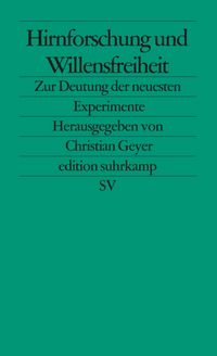Produktbild: Hirnforschung und Willensfreiheit