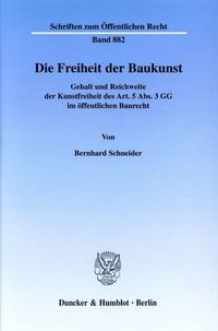 Produktbild: Die Freiheit der Baukunst.