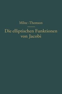 Produktbild: Die elliptischen Funktionen von Jacobi