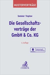 Produktbild: Die Gesellschaftsvertr&auml;ge der GmbH & Co. KG