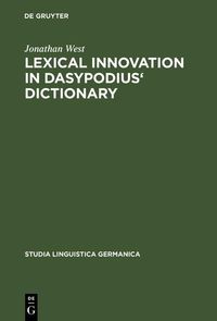 Produktbild: Lexical Innovation in Dasypodius' Dictionary