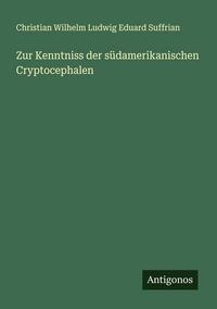 Produktbild: Zur Kenntniss der s&uuml;damerikanischen Cryptocephalen