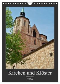 Produktbild: Kirchen und Kl&ouml;ster in Deutschland (Wandkalender 2026 DIN A4 hoch), CALVENDO Monatskalender