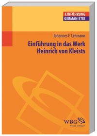 Produktbild: Einführung in das Werk Heinrich von Kleists