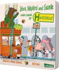 Produktbild: Zebra, Nilpferd und Gazelle laufen schnell zur ... Haltestelle!