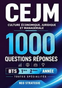 Produktbild: CEJM Culture &eacute;conomique, juridique et manag&eacute;riale 1000 questions-r&eacute;ponses