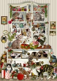 Produktbild: Puzzle - Weihnachtszauber auf vier Pfoten (1000 T.) Behr