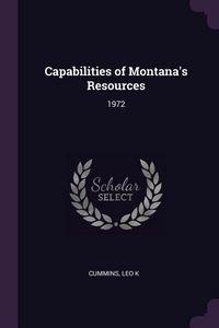 Produktbild: Capabilities of Montana's Resources