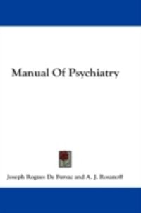 Produktbild: Manual of Psychiatry