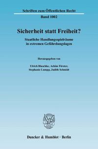 Produktbild: Sicherheit statt Freiheit?