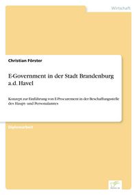 Produktbild: E-Government in der Stadt Brandenburg a.d. Havel