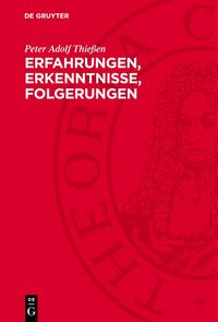 Produktbild: Erfahrungen, Erkenntnisse, Folgerungen